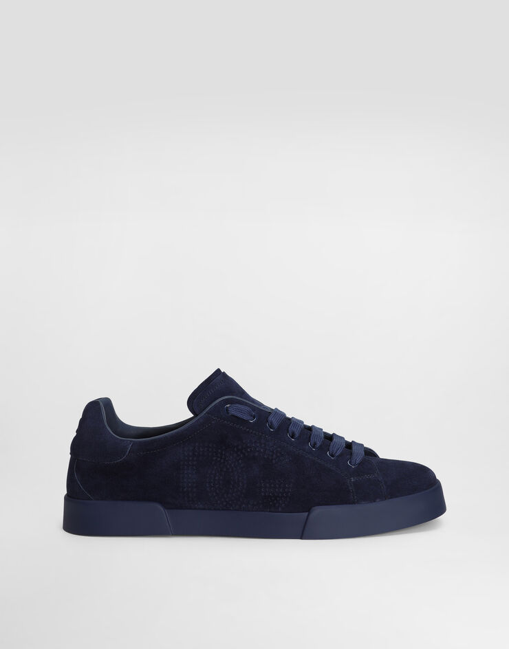 Dolce & Gabbana Calfskin Strobel Portofino Light sneakers Blue CS2324A9T67