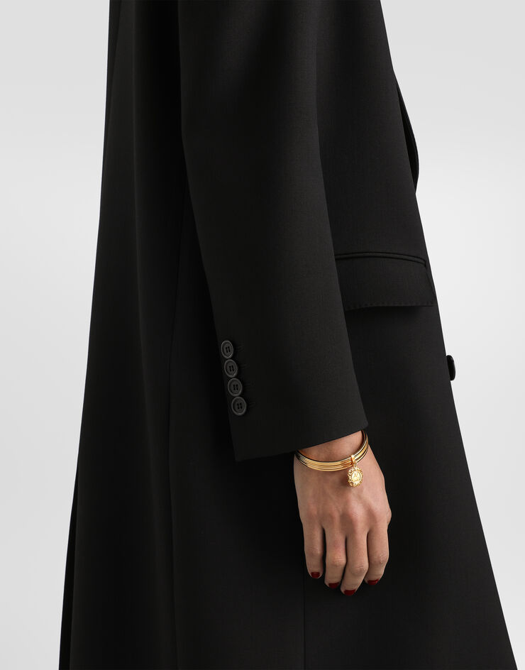Dolce & Gabbana Wool gabardine coat Dolce & Gabbana Wool gabardine coat Black F0W6ETFU272