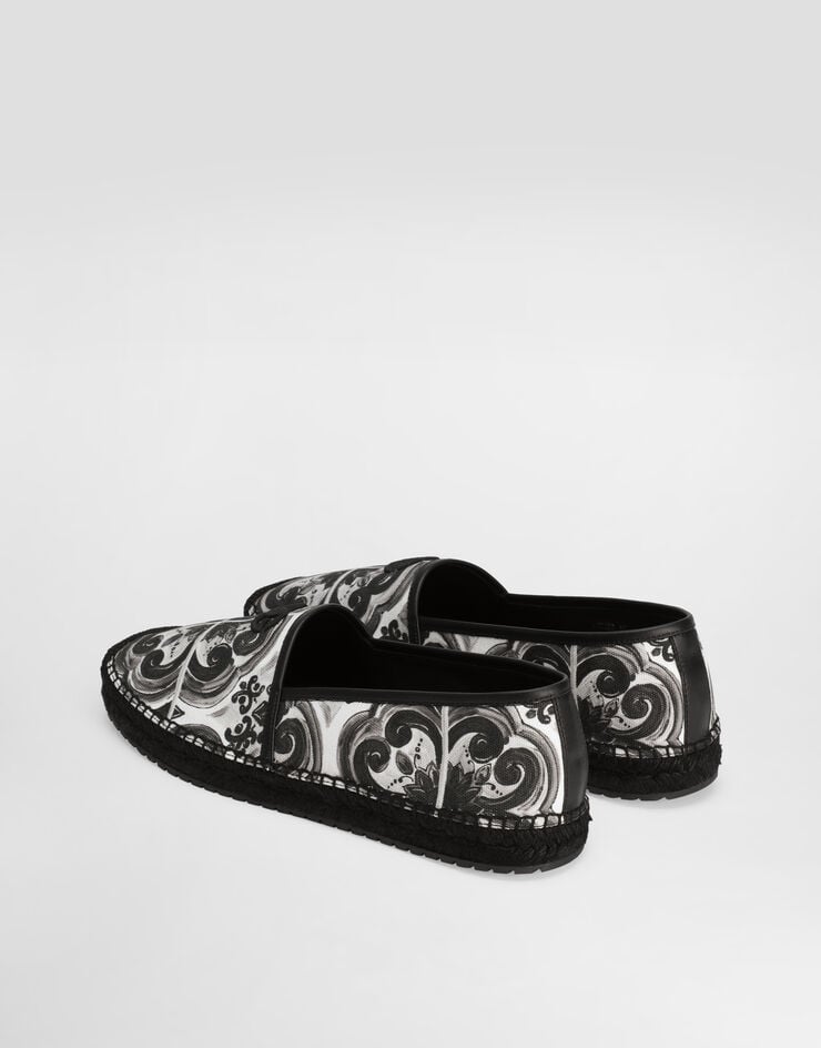 Dolce & Gabbana Shell-print canvas espadrilles Multicolor A50730AD506
