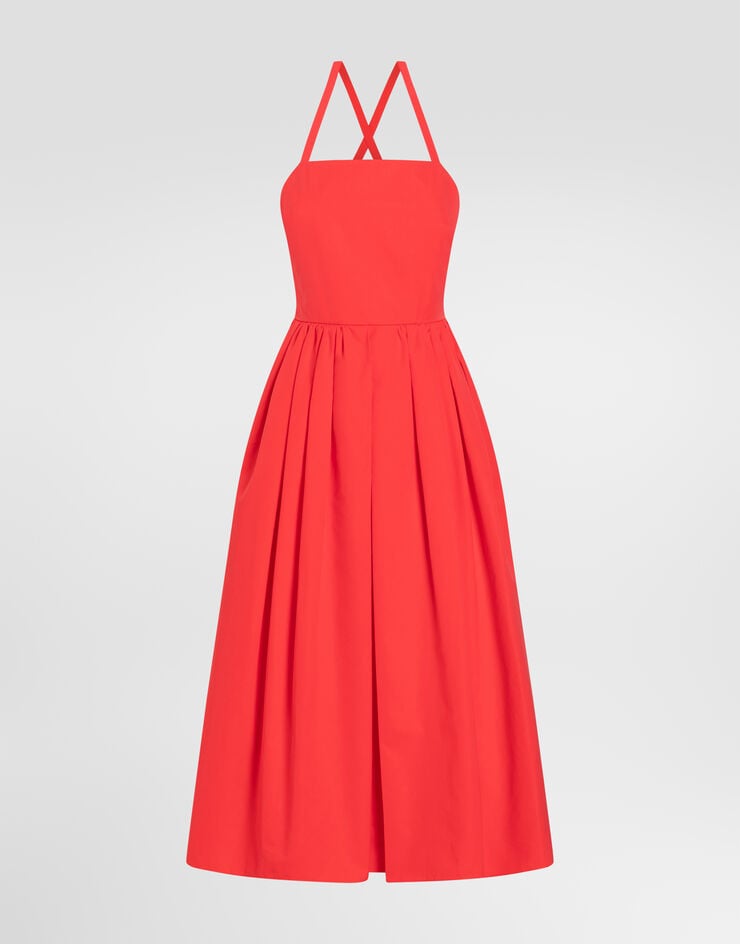 Dolce & Gabbana Vestido corto en algodón Dolce & Gabbana Vestido corto en algodón Orange F615VTFU62Q