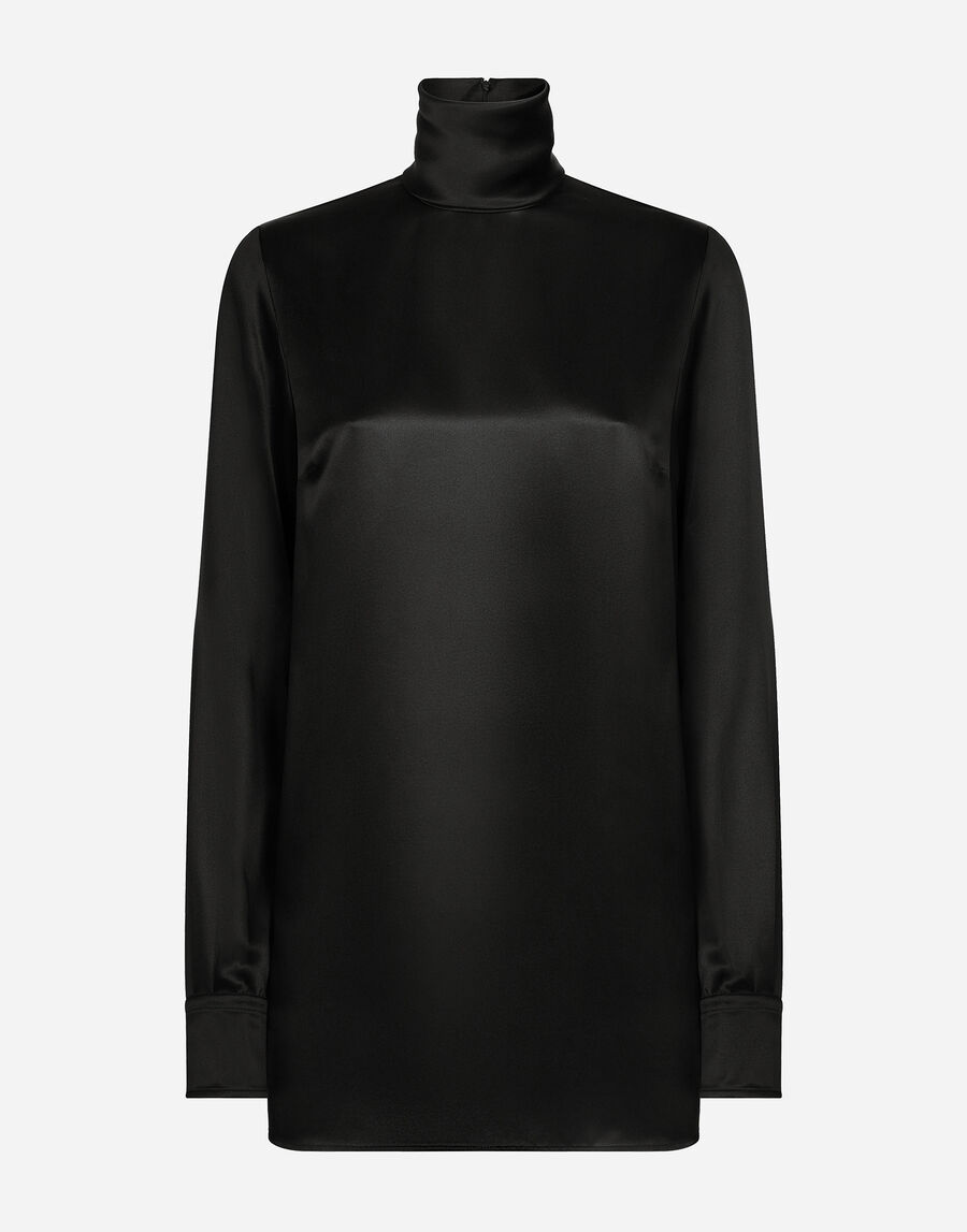Silk satin blouse