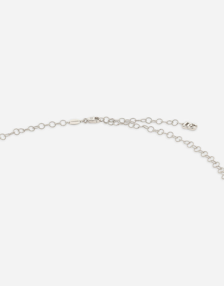 Dolce & Gabbana Kordelkette aus Weißgold 18 kt Weiss WAQB3GWWHDG
