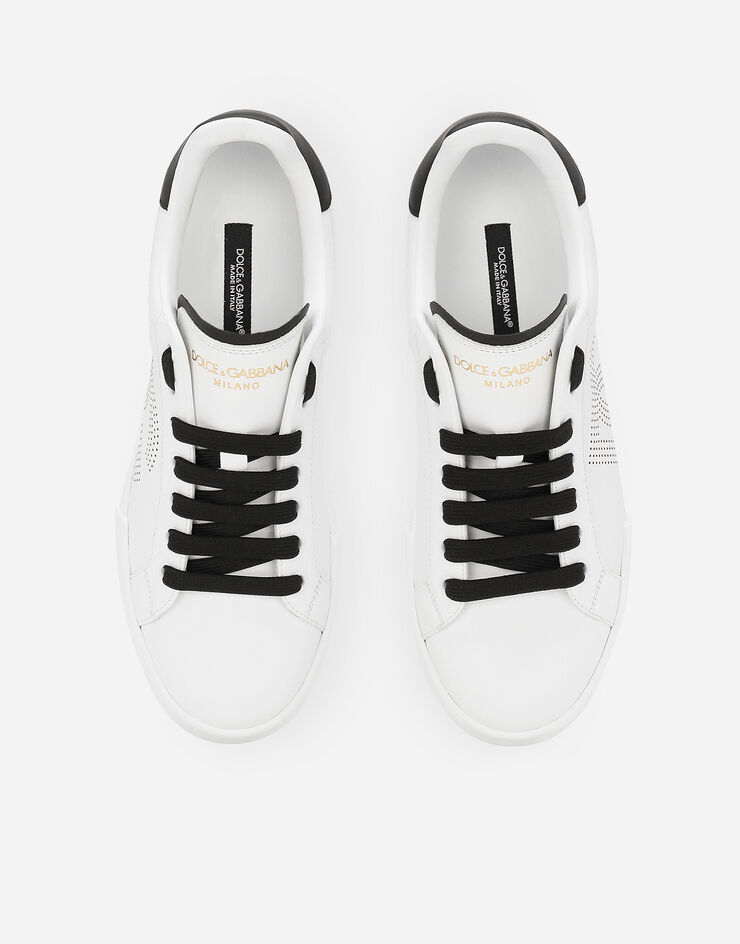 Dolce & Gabbana Sneaker Portofino aus Kalbsleder Mehrfarbig CK2277AV066
