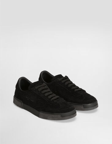Dolce & Gabbana Suede Portofino Yacht shoes Black A20189A6688