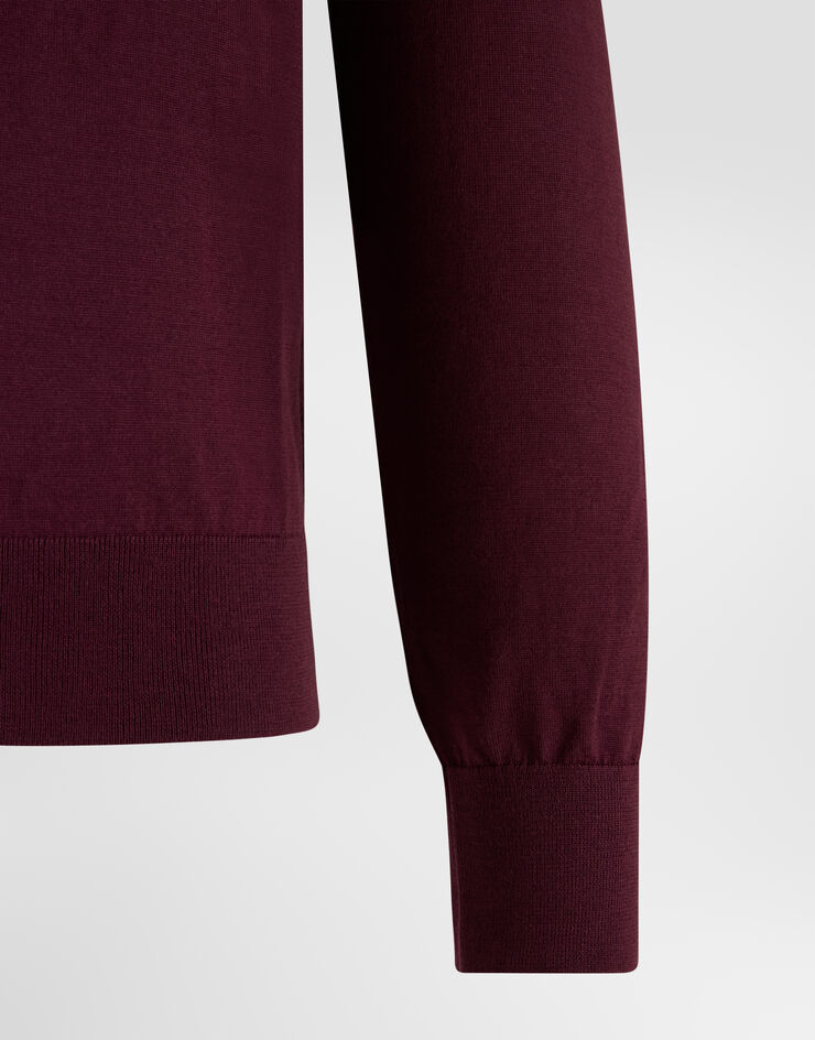 Dolce & Gabbana Knit cashmere polo shirt Dolce & Gabbana Knit cashmere polo shirt Purple GXZ25TJBW1W