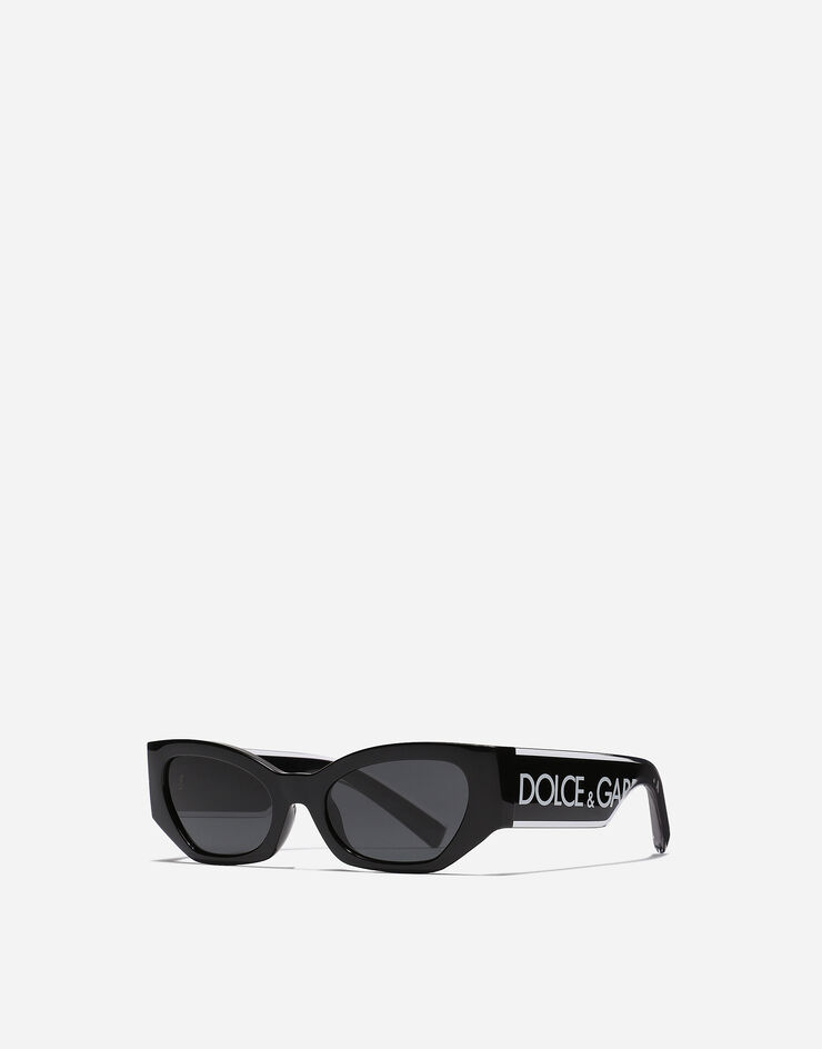 Dolce & Gabbana Sonnenbrille Logo DNA Schwarz VG600KVN187