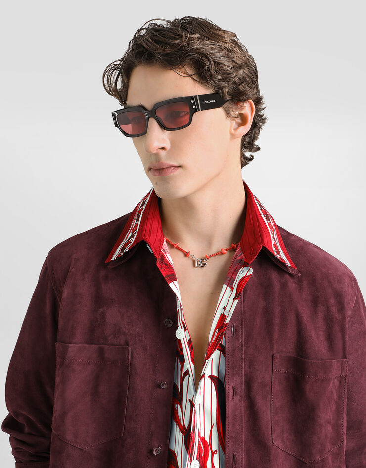 Dolce & Gabbana Martini suede shirt Dolce & Gabbana Martini suede shirt Purple G5OS7LHUL1O