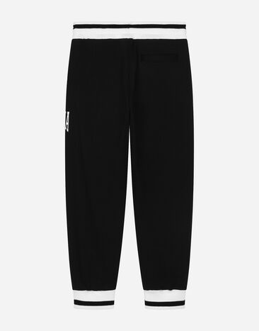 Dolce & Gabbana Dolce&Gabbanaロゴ ジャージー ジョギングパンツ Black L4JPFEG7N1J