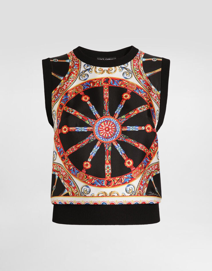Dolce & Gabbana Lightweight plain-knit top Dolce & Gabbana Lightweight plain-knit top Multicolor FXT06TJGMIQ