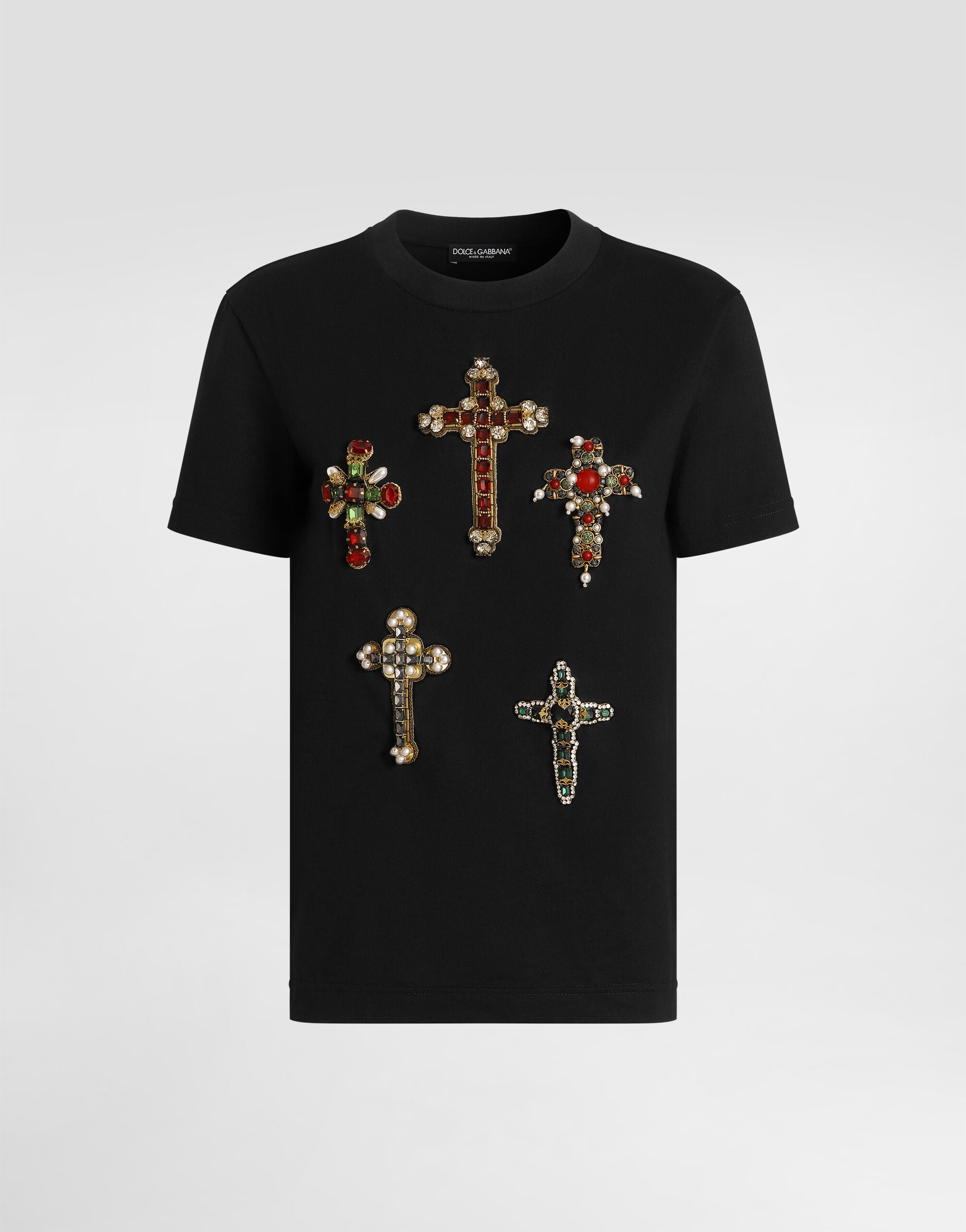 Cotton t-shirt with embroidery
