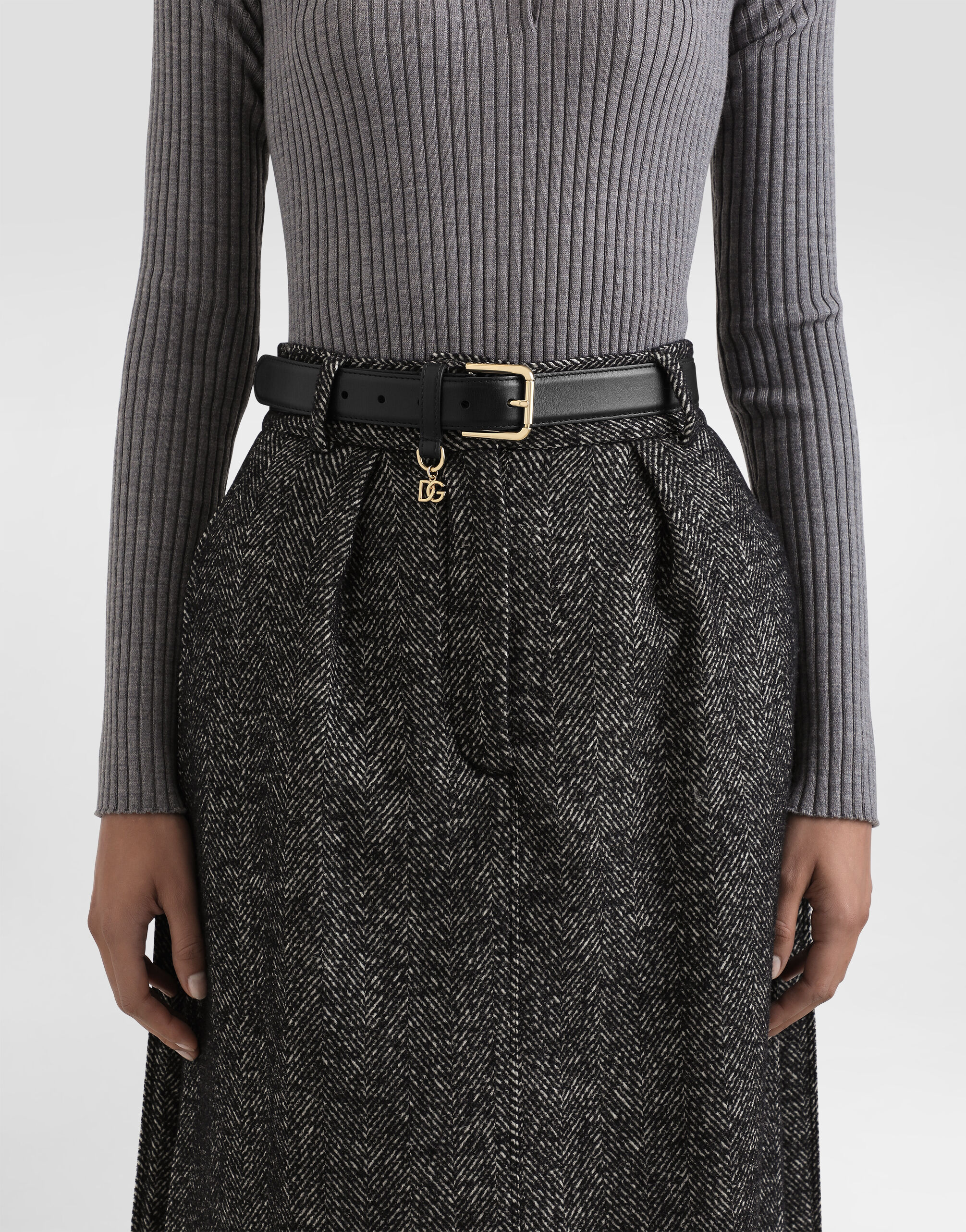 ベルト Dolce & Gabbana FW24 SATIN CUMMERBUND (FB394A G0U05N0000) Dolce&Gabbana Silk satin cummerbund | TheDoubleF