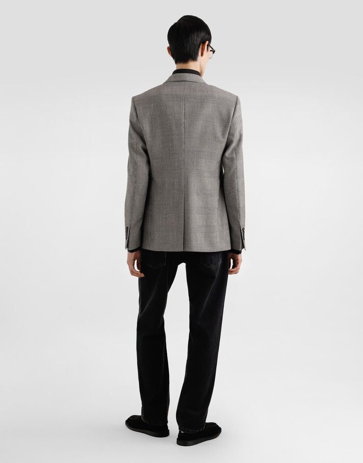 Dolce & Gabbana Glen plaid single-breasted sicilia light jacket Multicolor G2TV4TFQ2MZ