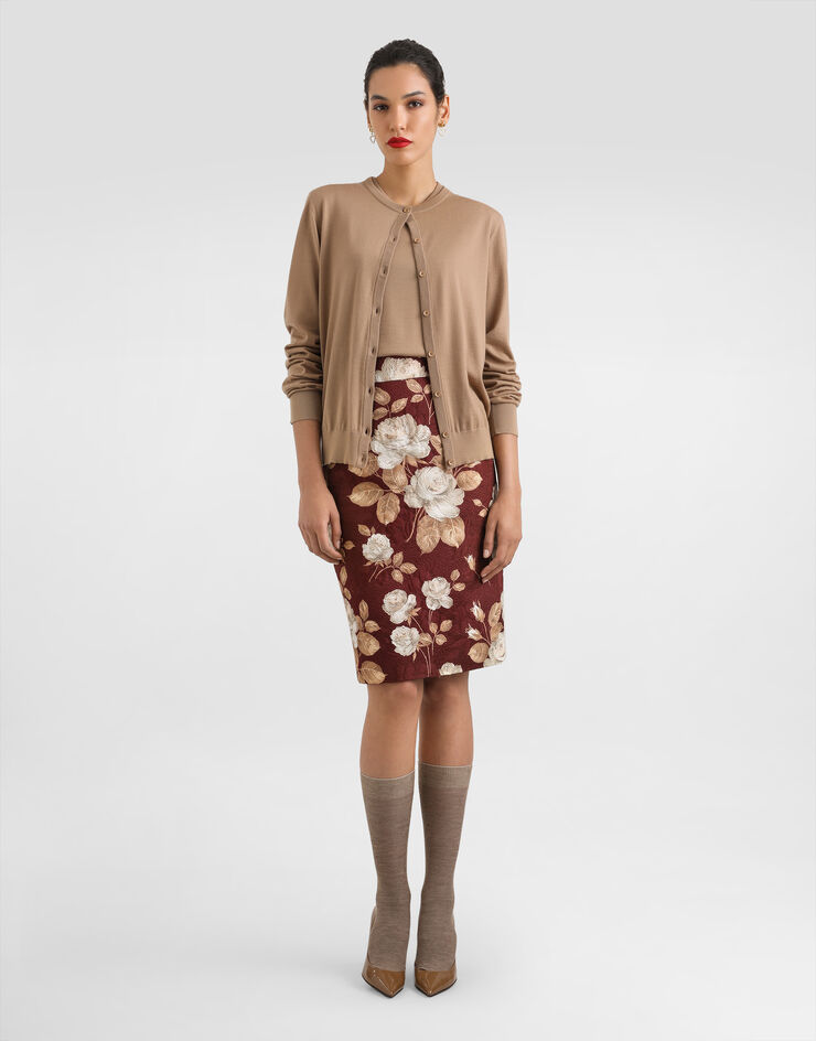 Dolce & Gabbana Pullover in Cashmere Beige FXT63ZJBW0P