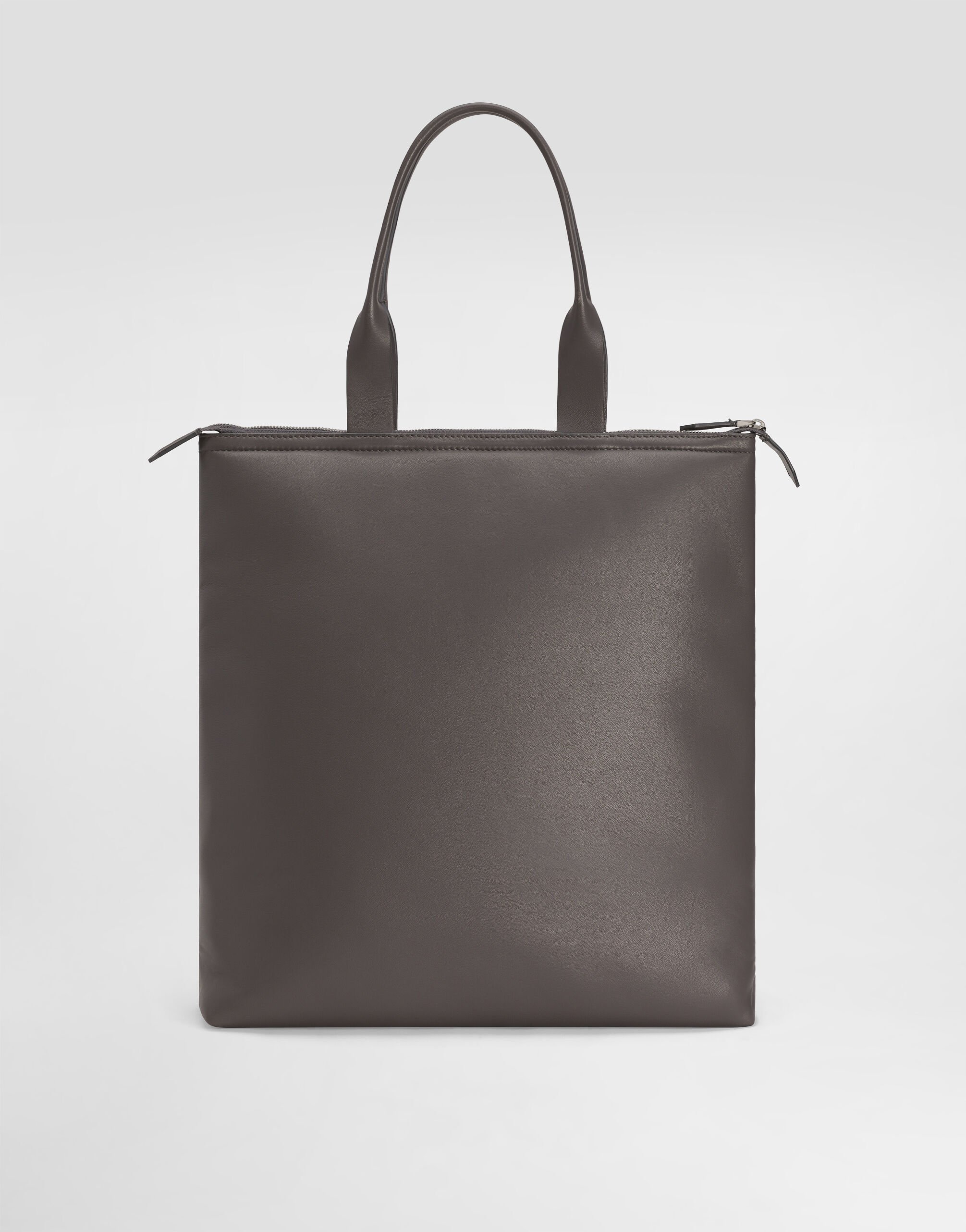 【Dolce & Gabbana】 カーフスキン ナッパレザー ショッパー Greyのメンズ カーフスキン ナッパレザー ショッピングバッグ