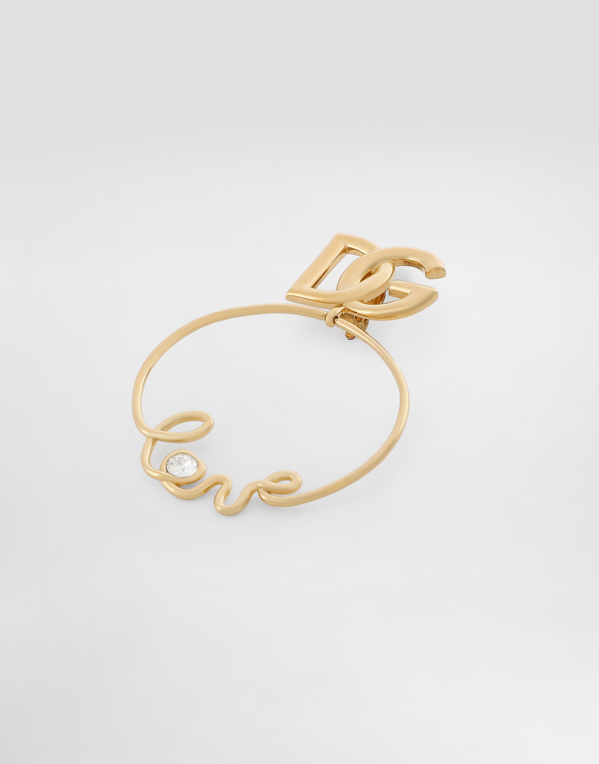ピアス DOLCE & GABBANA CLIP-ON EARRINGS WITH DG LOGO Dolce & Gabbana DG Logo clip-on Earrings | Gold | FARFETCH