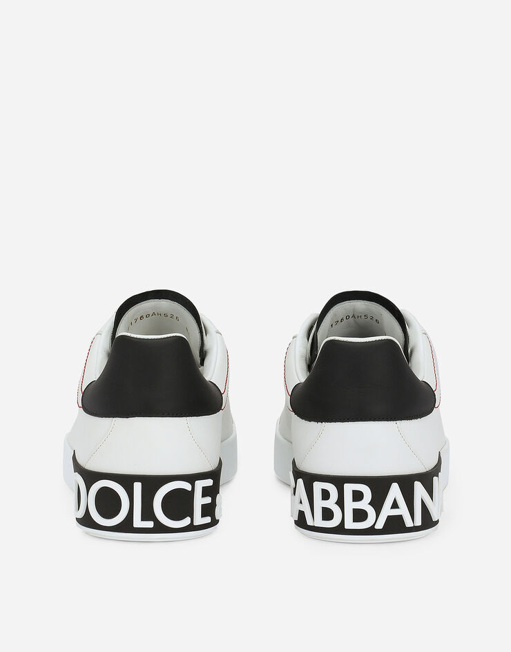 Dolce & Gabbana حذاء رياضي بورتوفينو نابا جلد العجل متعدد الألوان CS2216AH526