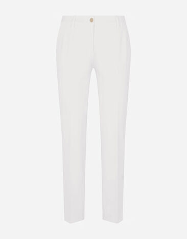 Dolce & Gabbana سروال صوف أبيض FT0CXTFUCCS