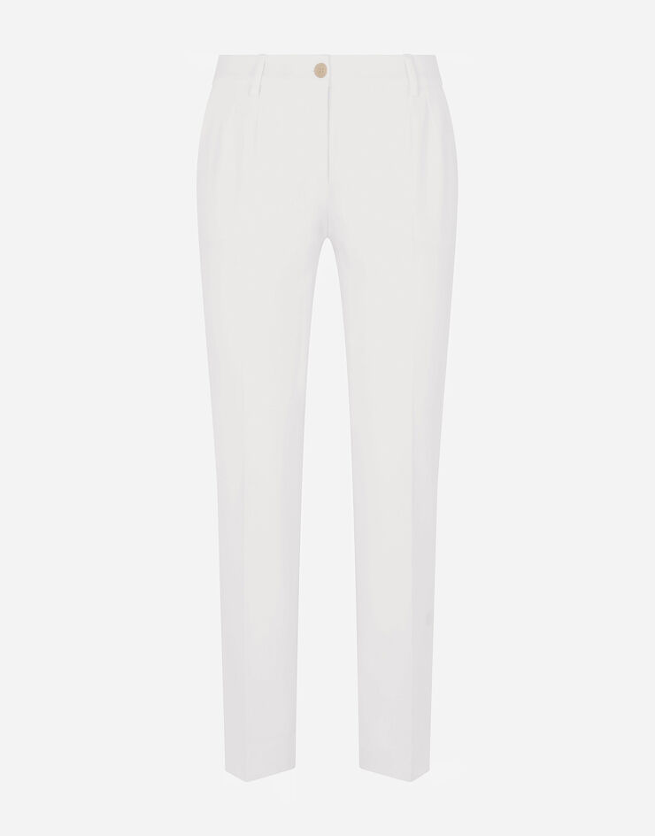 Dolce & Gabbana Pantalón de lana Blanco FT0CXTFUCCS