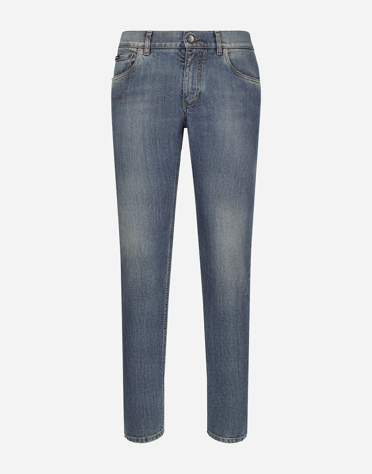 Dolce & Gabbana Vaqueros slim de denim elástico azul Azul GP02WDG8KF2
