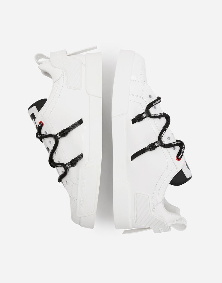 Dolce & Gabbana حذاء بورتوفينو الرياضي من جلد العجل والجلد الحاصل على براءة اختراع متعدد الألوان CS1783AJ986