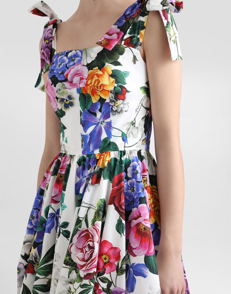 Dolce & Gabbana Rose-print corset dress Print F6ZT2THS5S6