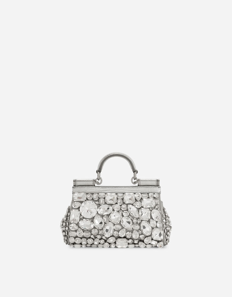 Dolce & Gabbana KIM DOLCE&GABBANA Henkeltasche Sicily klein Silber BB7116AL905