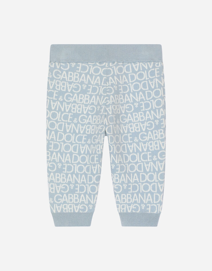 DolceGabbanaSpa Pantalón de chándal en punto jacquard Multicolor L1KP05JFMU8