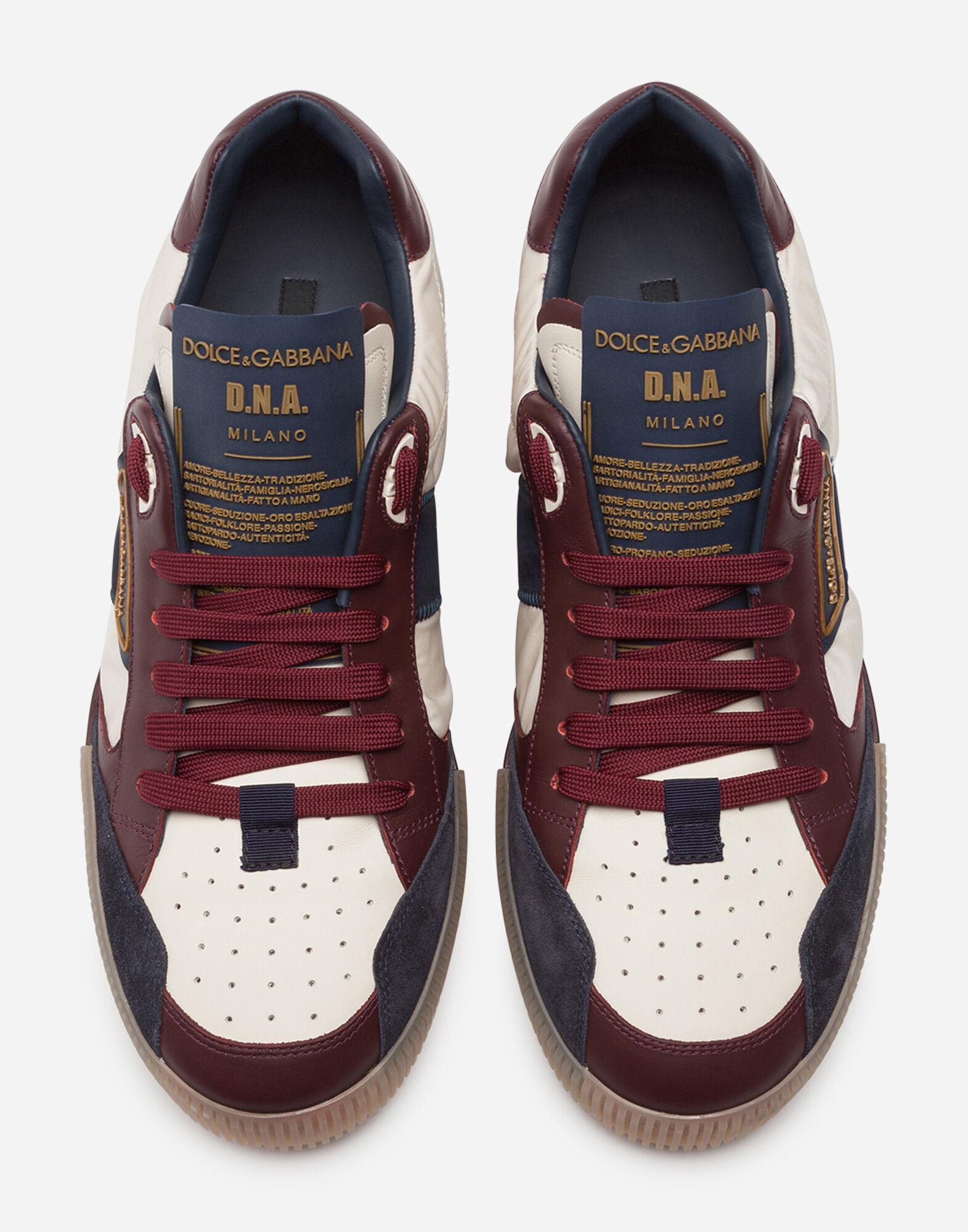 Mixed material Miami sneakers