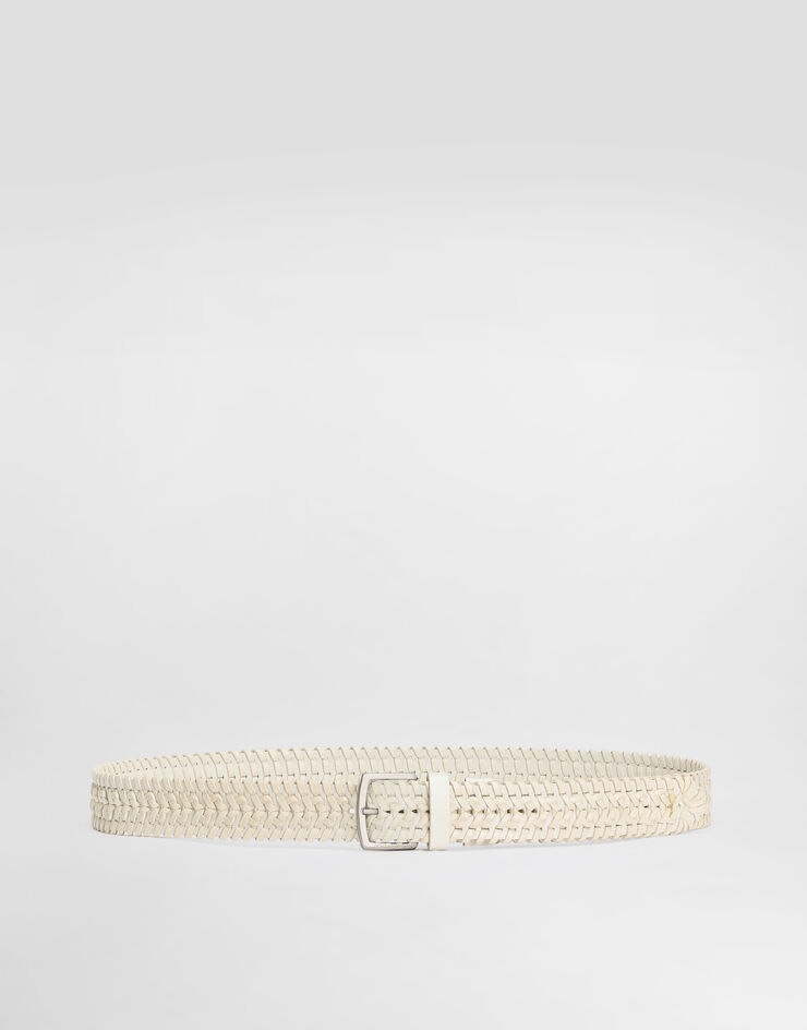Dolce & Gabbana 编织皮革腰带 米色 BC4894A6H39