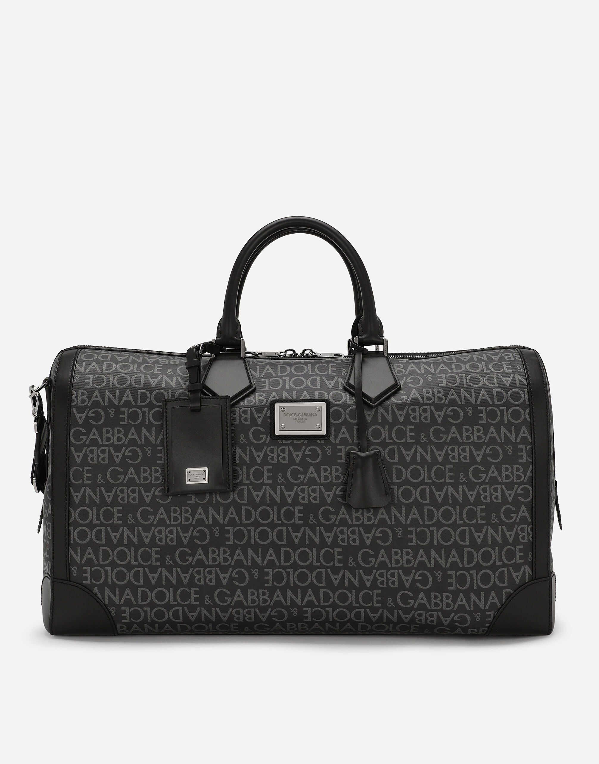 Dolce & Gabbana حقيبة كبيرة جاكار بطبعة بيج BM3025AN232
