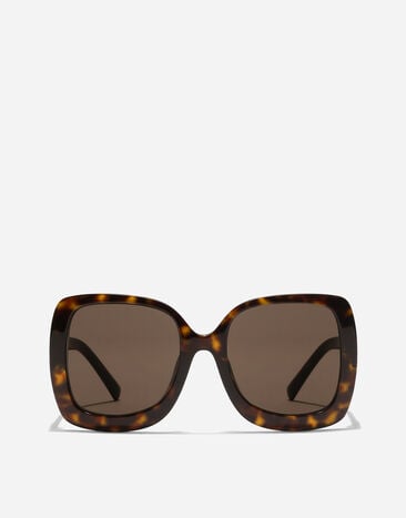 Dolce & Gabbana DG Crossed Sunglasses Havana VG4513VP273