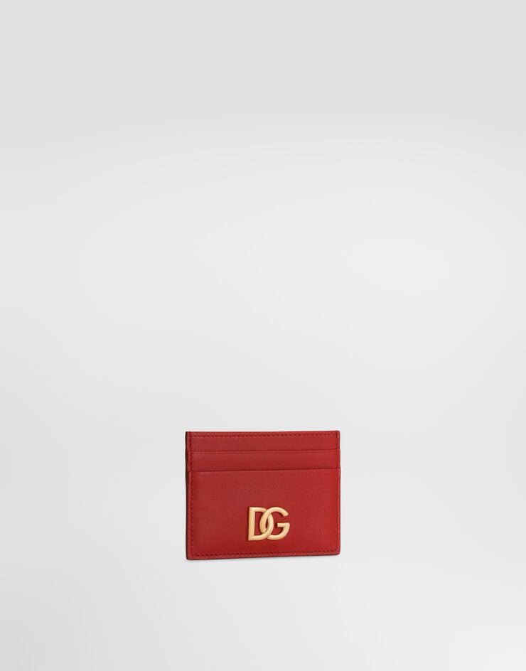 Dolce & Gabbana Calfskin card holder Red BI0330A3P00