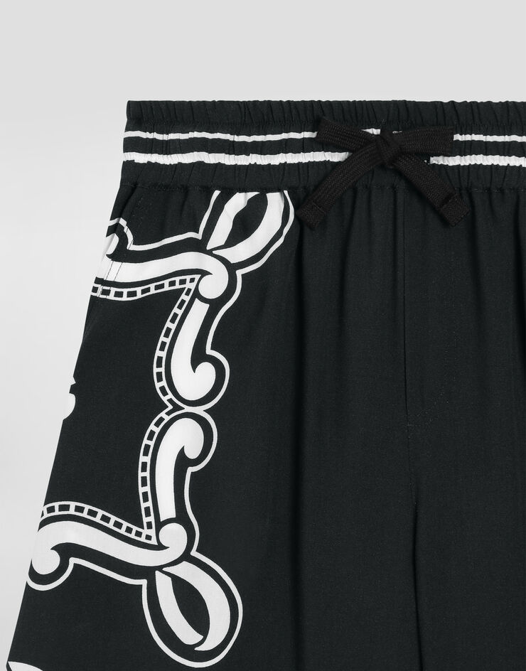 Dolce & Gabbana Bandanna-print batik shorts Print L43Q48FP8F7