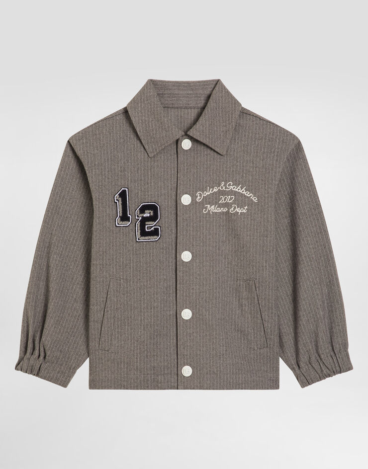 Dolce & Gabbana Pinstripe jacket Multicolor L42B86FURN5
