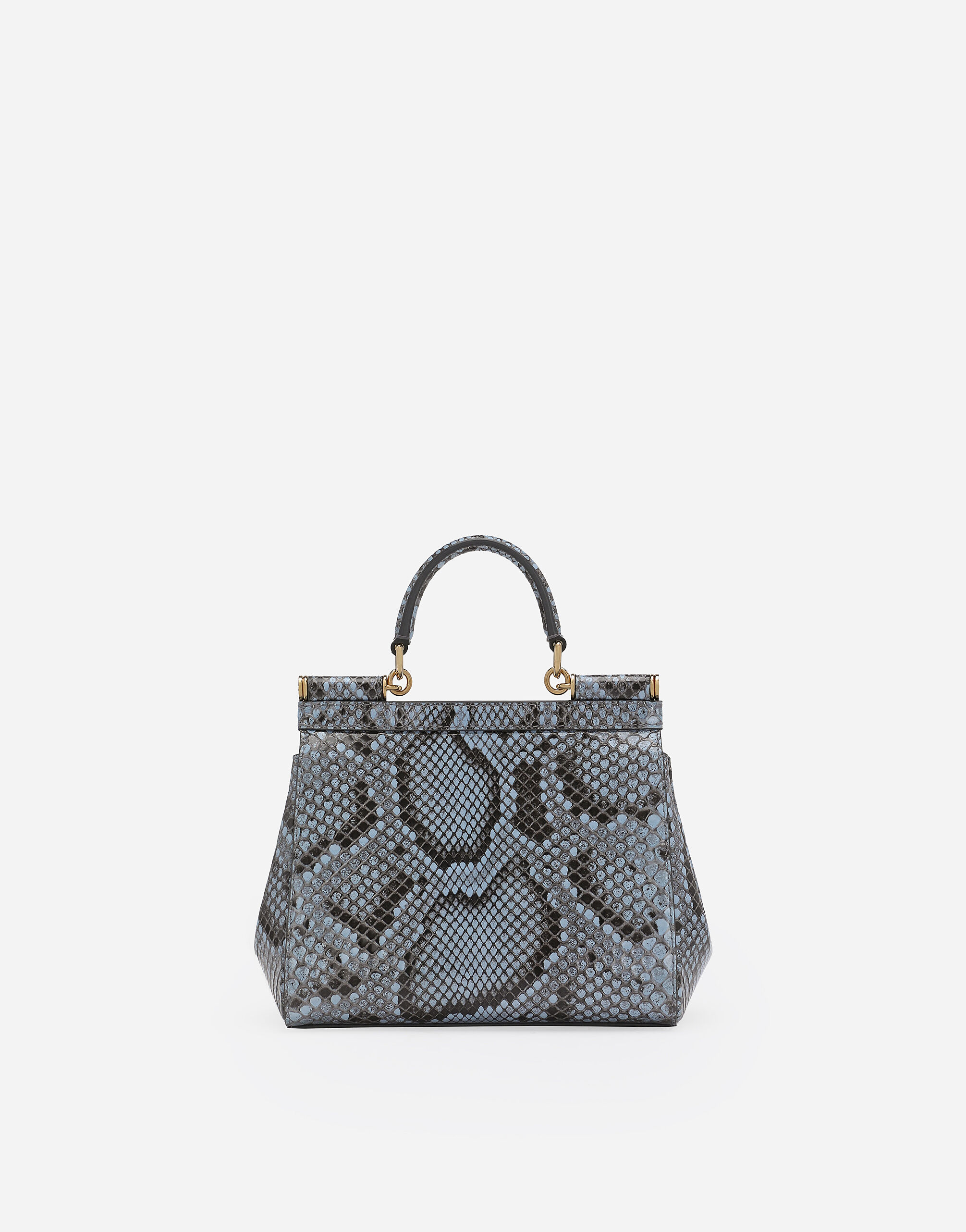 Medium Sicily handbag in Light Blue for Women Dolce Gabbana US