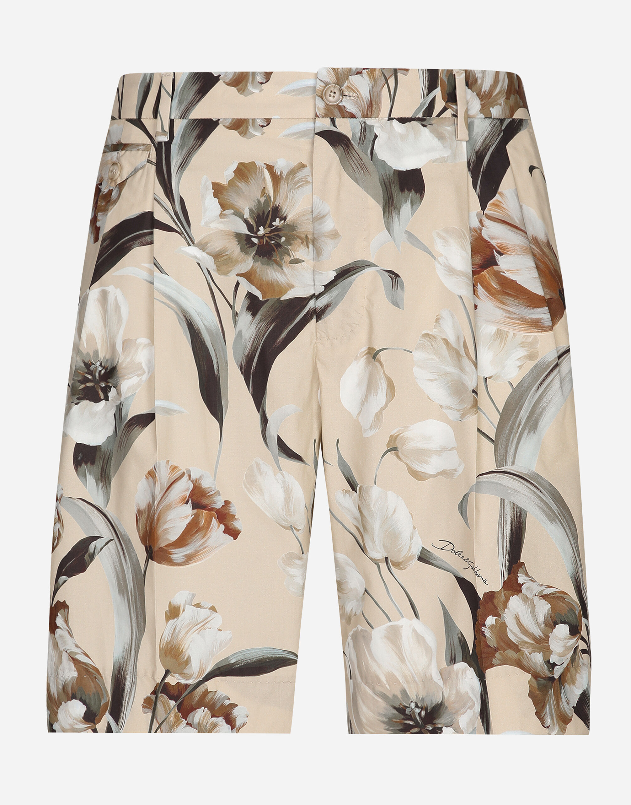 Floral printed shorts clearance