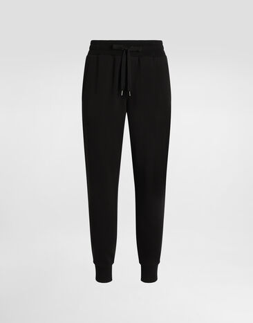 Dolce & Gabbana Stretch jersey jogging pants with tag Black GP07TTG7N7B