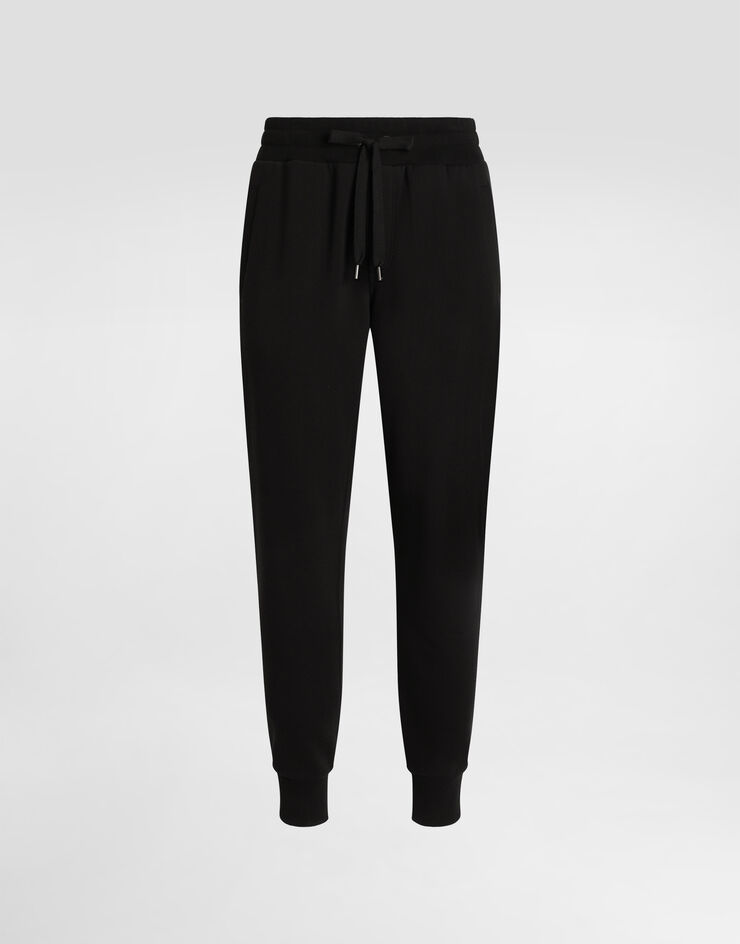 Dolce & Gabbana Stretch jersey jogging pants with tag Black GP07TTG7N7B