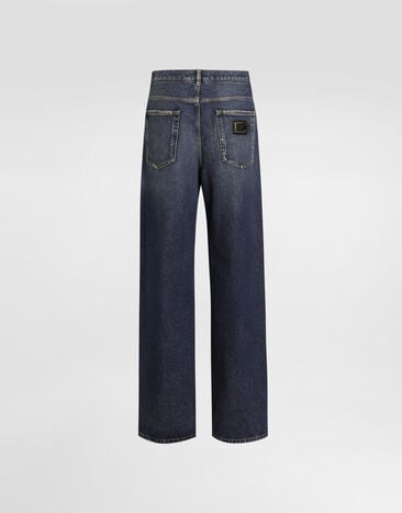 Dolce & Gabbana Denim Cotton trousers Multicolor GP18LDG8NH3