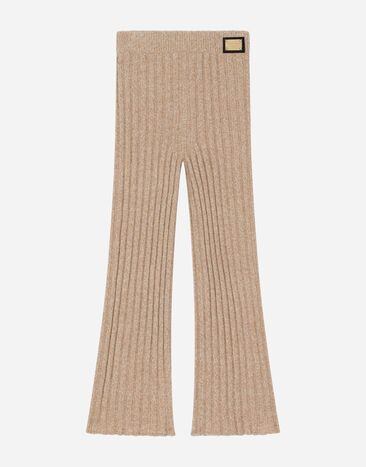 Dolce & Gabbana Rib-knit pants Print LB3L54G7K4O