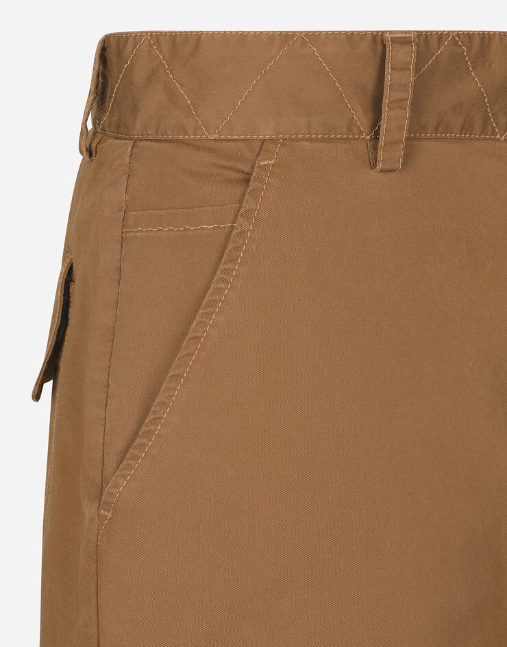 Dolce & Gabbana Gabardine cargo pants Brown GV4XHZFUFML
