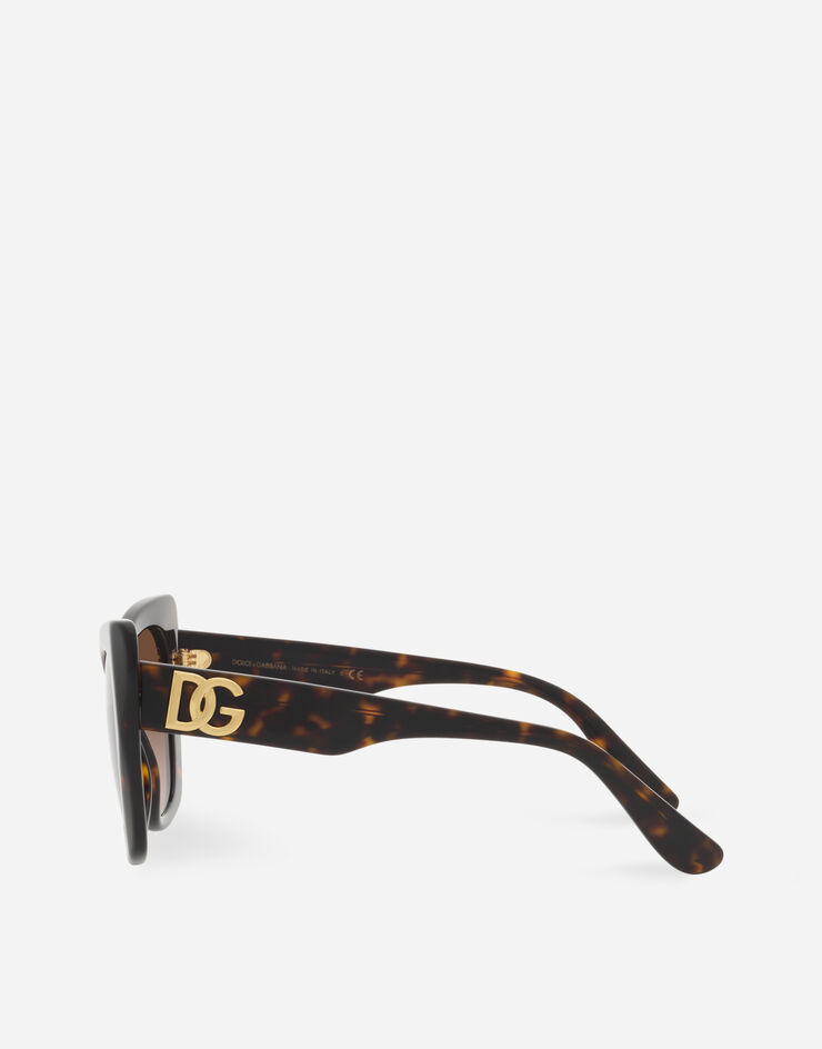 Dolce & Gabbana Sonnenbrille DG Crossed Havanna VG440DVP213