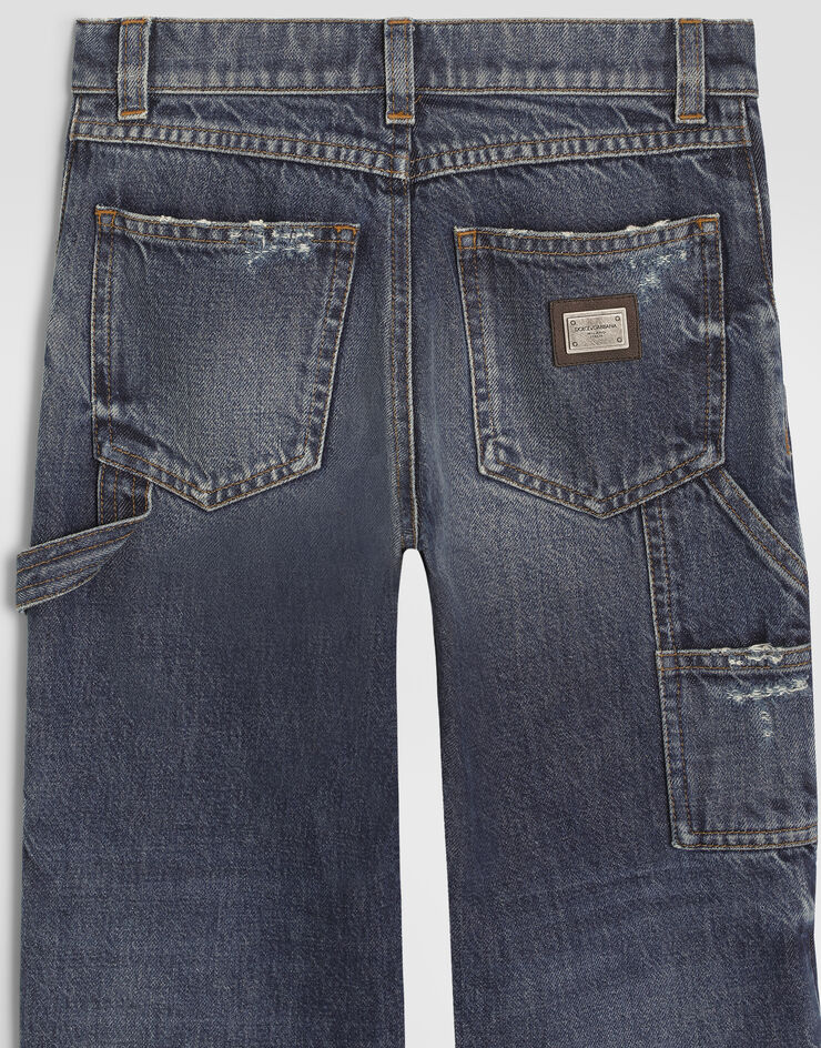 Dolce & Gabbana 5포켓 데님 팬츠 Blue L42F95LDE13