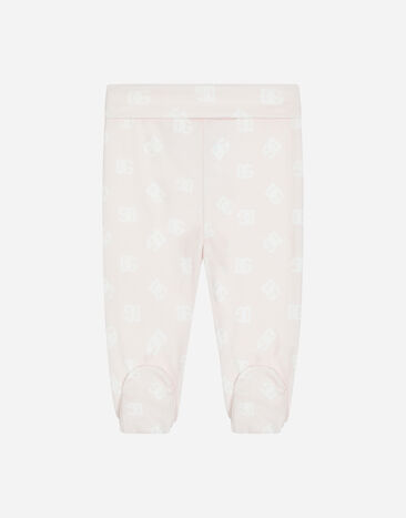 Dolce & Gabbana Interlock pants with DG logo print Print L23Q34FI5KS