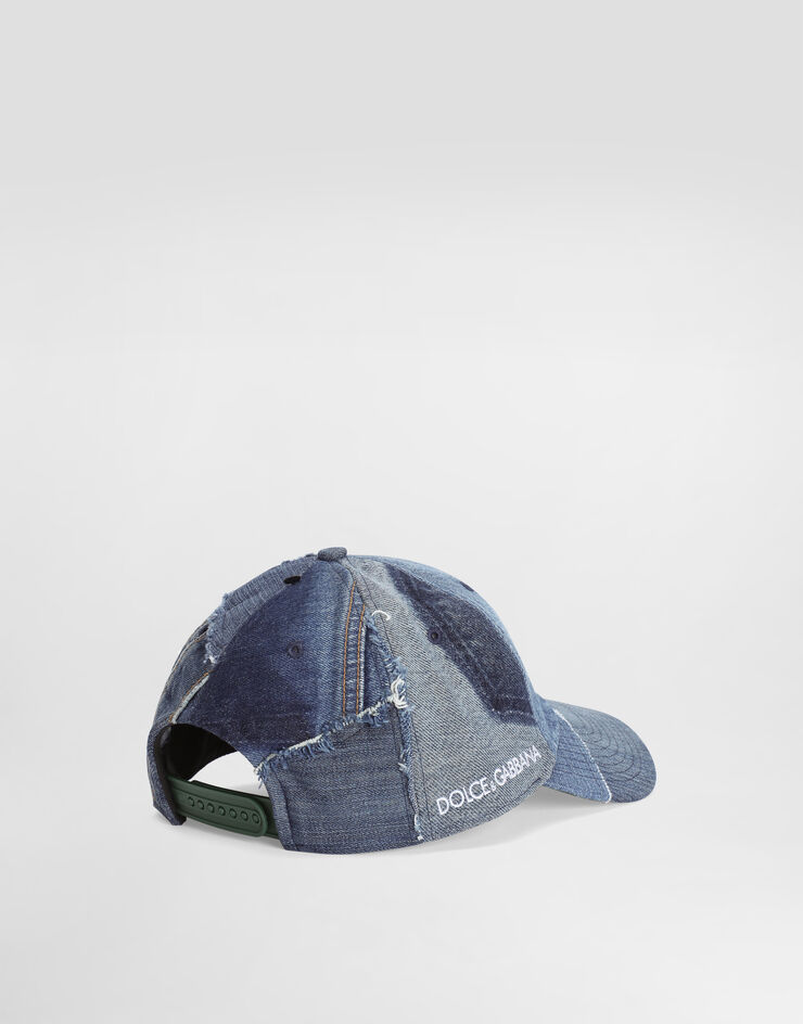 Dolce & Gabbana Dolce&Gabbana X ’47 New York Yankees Baseballcap Aus Denim-Patchwork Multicolor IH152MGI208