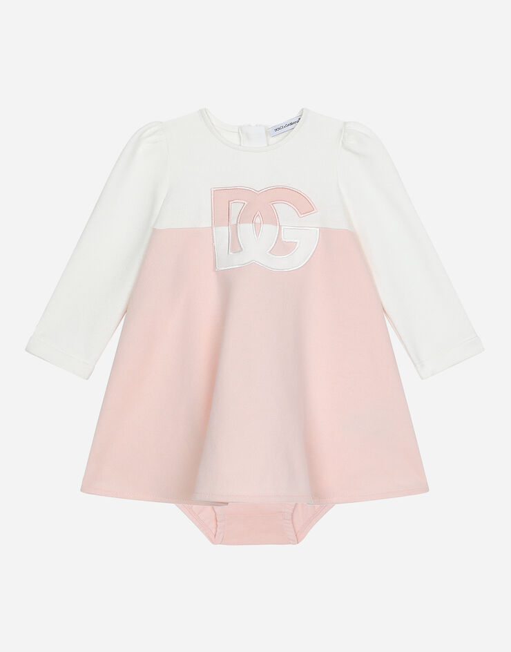 Dolce & Gabbana Robe avec bloomer en jersey Rose L2JD8IG7L5K