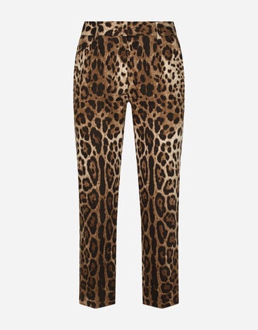 Dolce & Gabbana Leopard-print drill pants Animal Print FTAGNTFSFAG