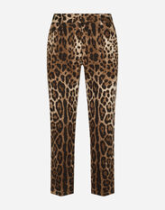 Dolce & Gabbana Leopard-print drill pants Animal Print FTBWQTFSSEP