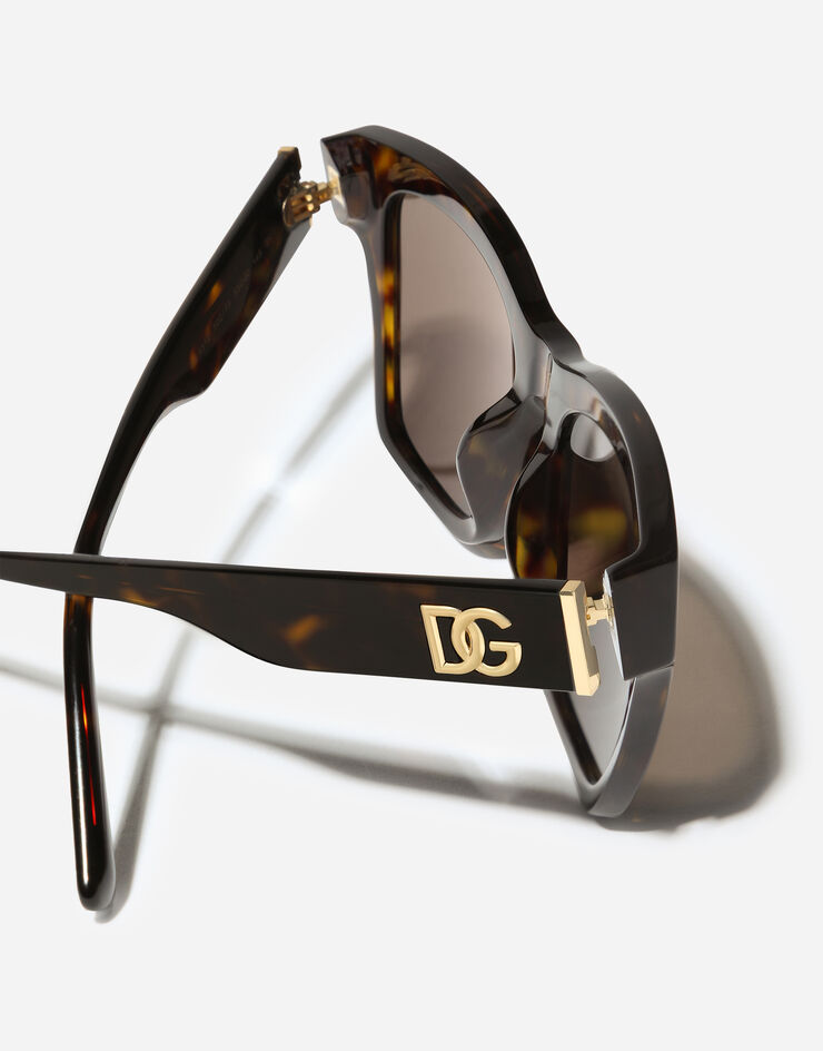 Dolce & Gabbana DG Crossed Sunglasses Havana VG4512VP273
