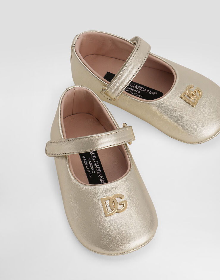 Dolce & Gabbana Laminated nappa leather ballet flats Dolce & Gabbana Laminated nappa leather ballet flats Grey DK0161AJ133